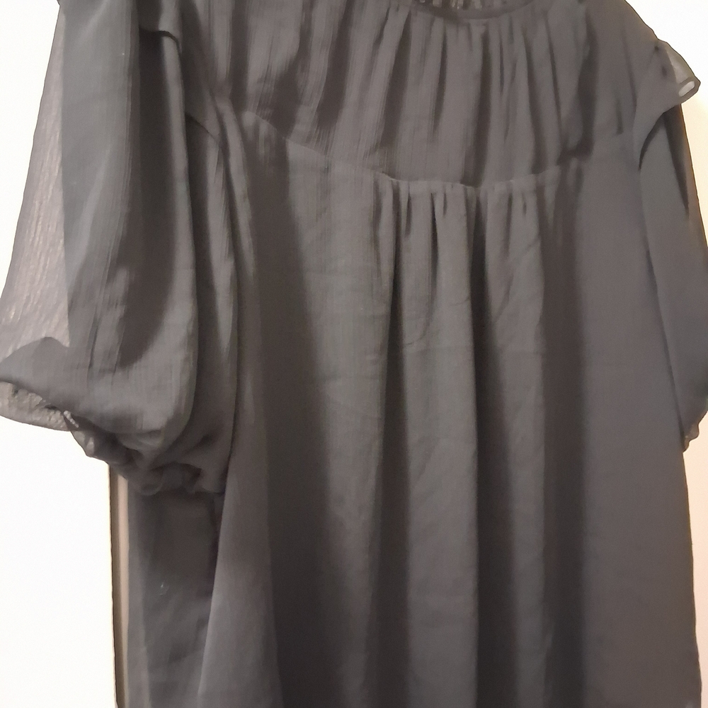 Loft Medium Elegant Black Women's Top